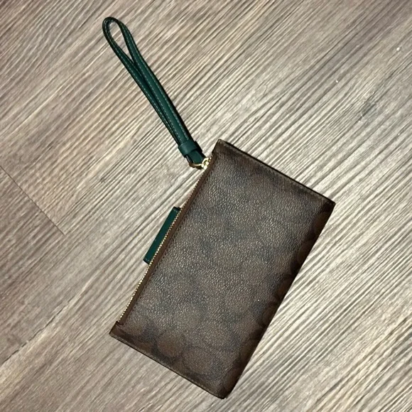 Coach Phone Wallet in Colorblock Signature Canvas - Picture 2 of 5